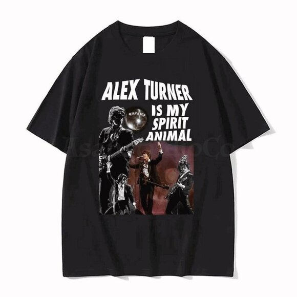 Alex Turner Tribute T-Shirt - Arctic Monkeys Fan Tee - Picture 1 of 4